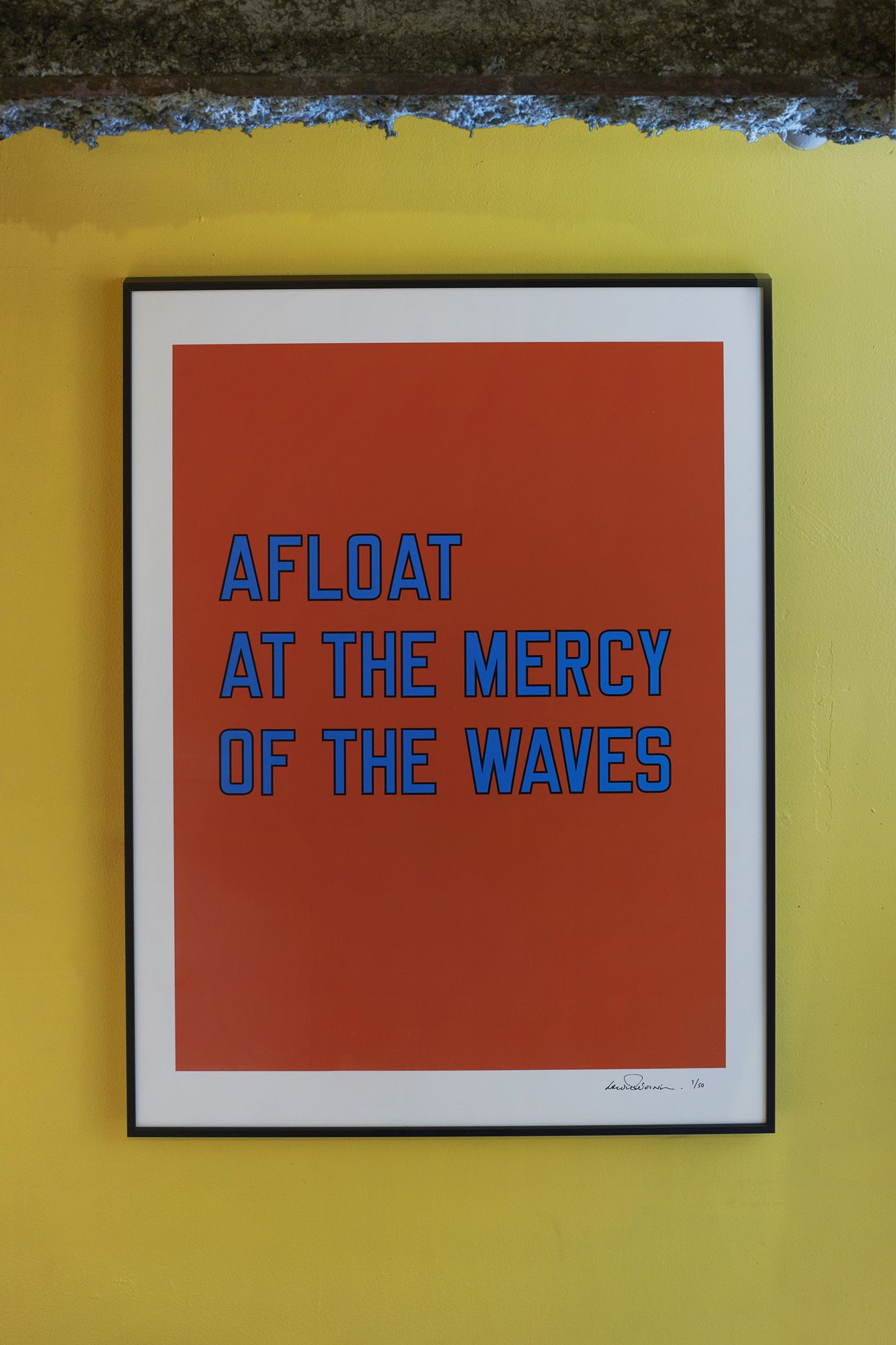 ICE AND FIRE: A BENEFIT EXHIBITION IN THREE PARTS | Lawrence Weiner